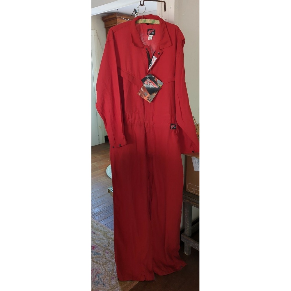 Brand New‎ w/Tags Red Wing Red Flame Retardant Work Coveralls Size 54 Tall